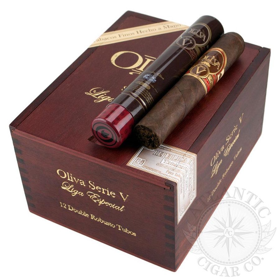 OLIVA SERIE V DOBLE ROBUSTO TUBO 5 X 54 (12)